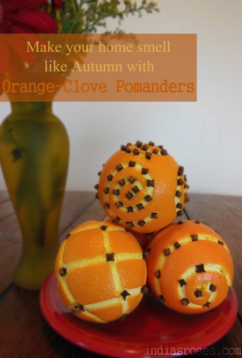 How To Make Beautiful Orange-Clove Pomanders That Will Have Your Whole House Smelling Like Autumn | indiasroses.com